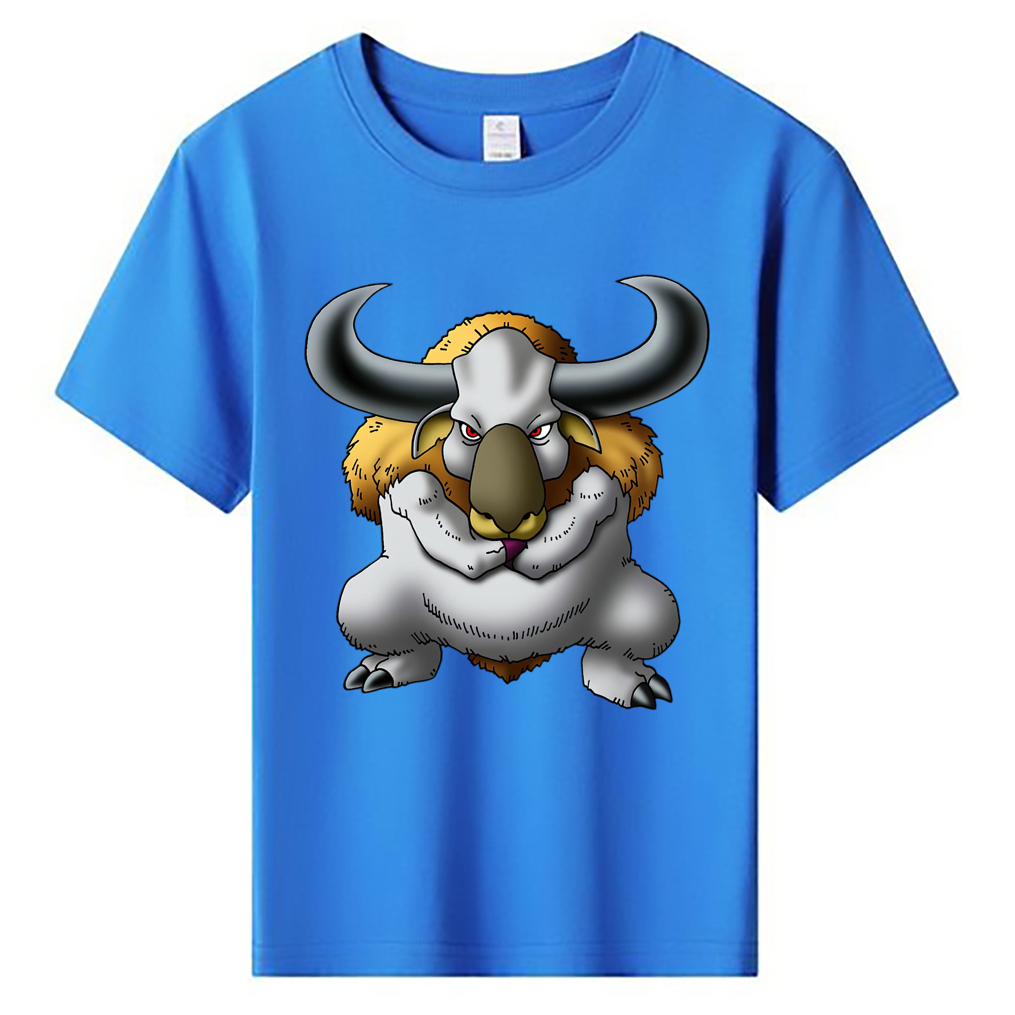 （画像用） ドラゴンクエスト Doragon Kuesuto Dragon Quest 綿100％キッズTシャツ（フロントプリント）